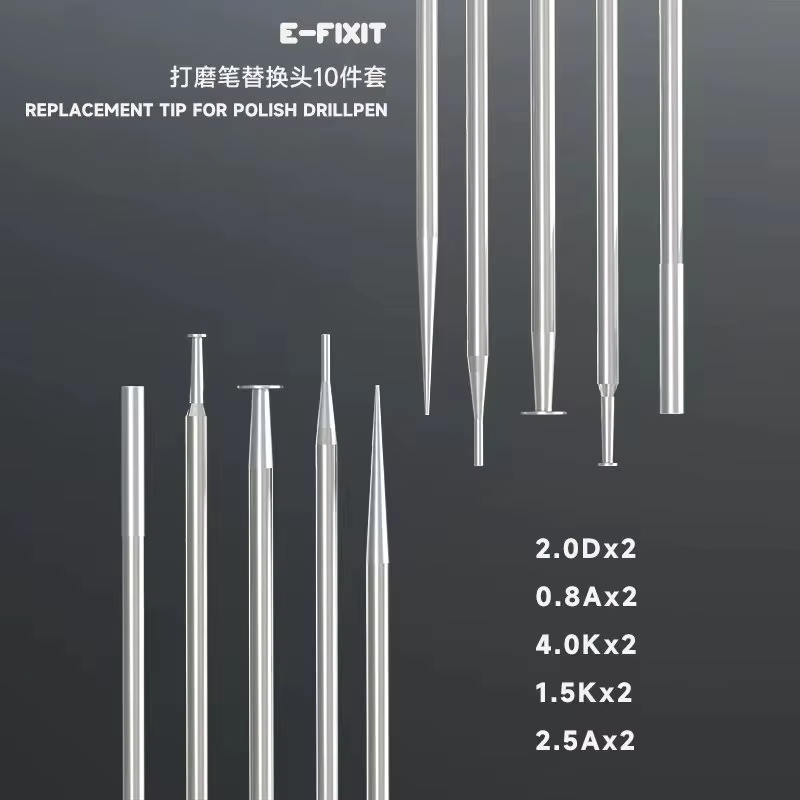 Stylo de meulage électrique 10 pièces/ensemble
