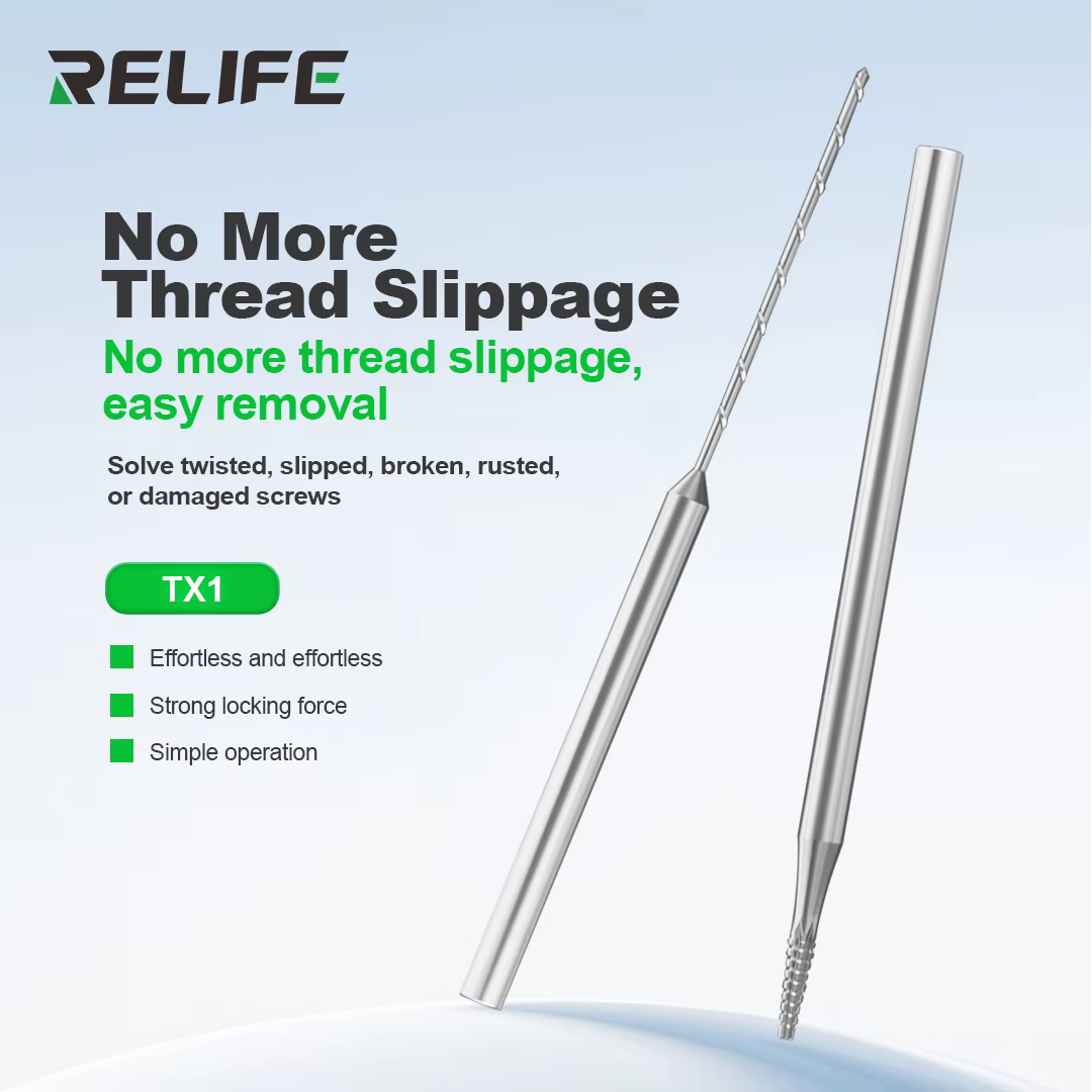 RELIFE TX1 jeu de forets à vis à filetage coulissant forte Force de verrouillage sans