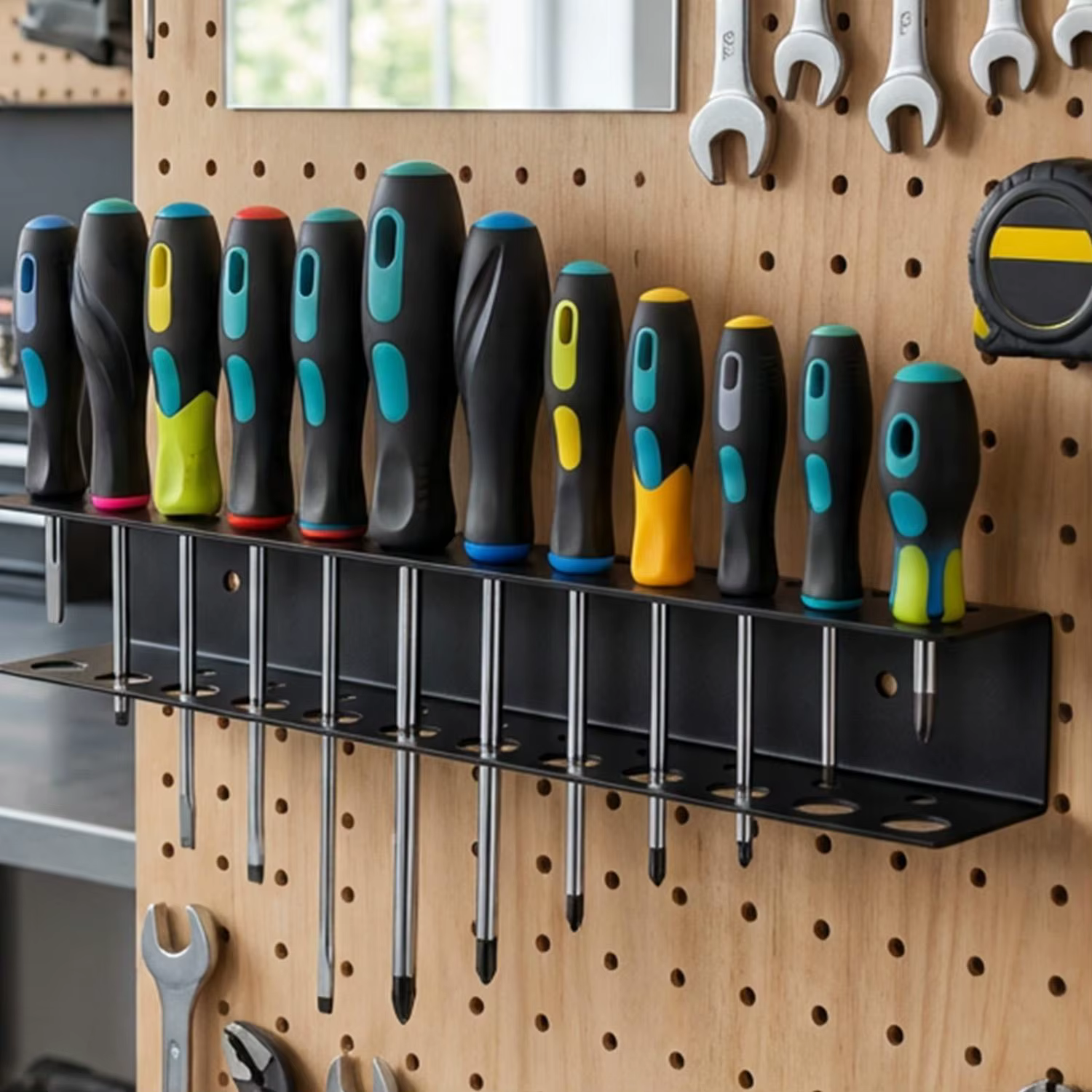 Support organisateur d'outils en métal