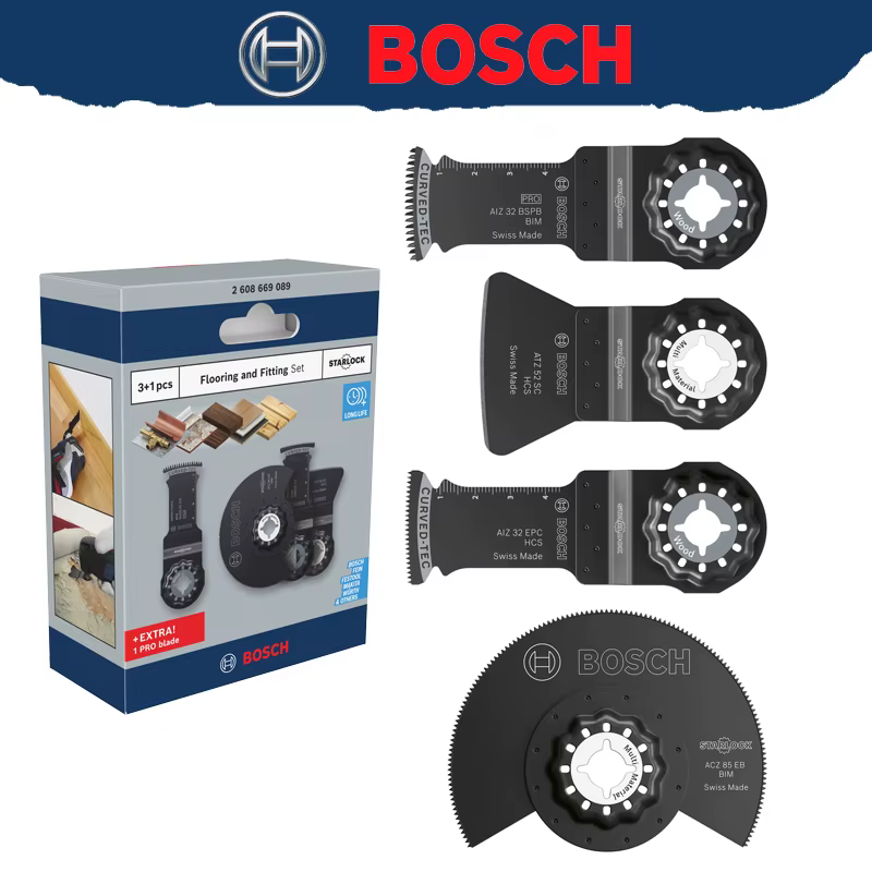 BOSCH 2608669089 Ensemble de lames de scie Starlock pour montage de sols