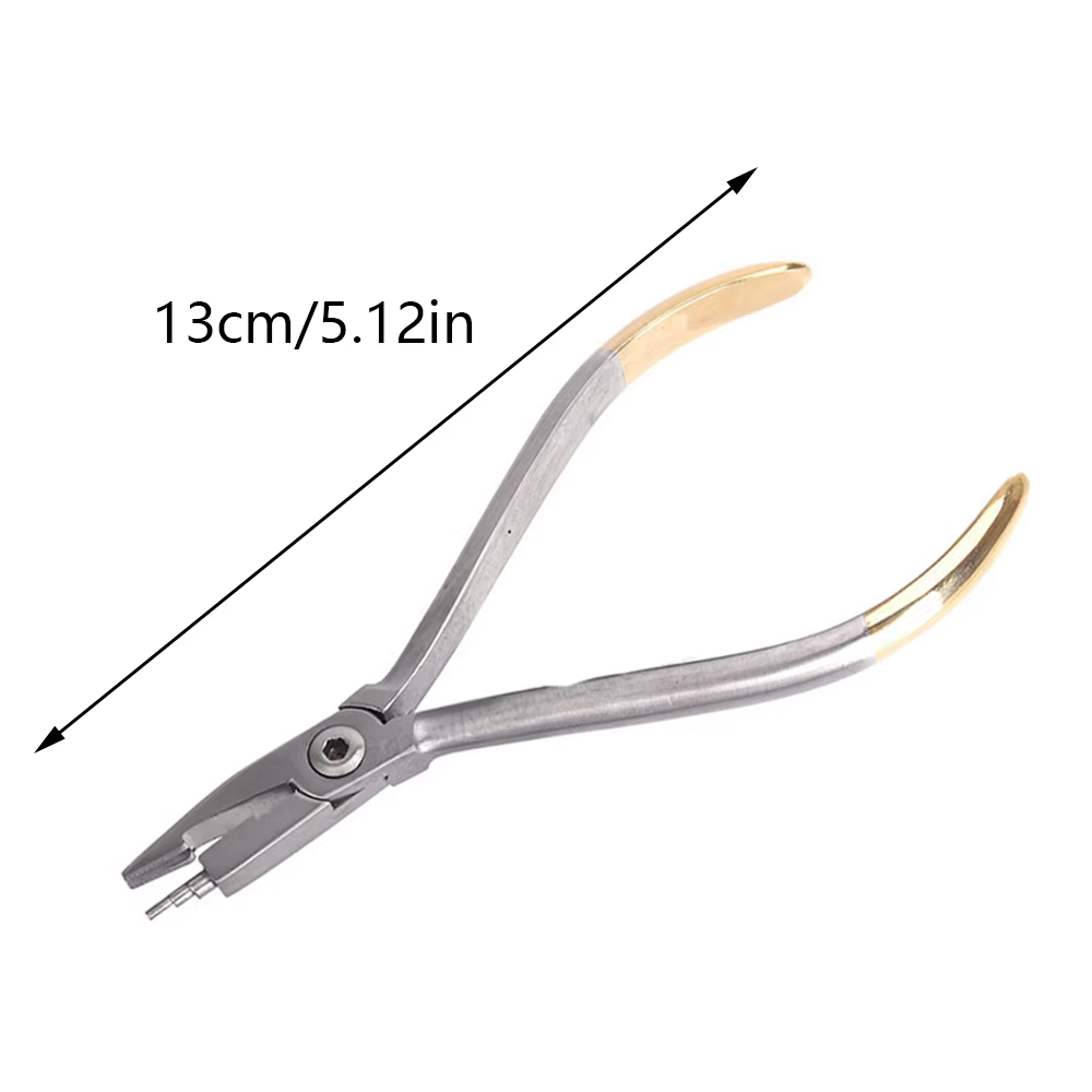 Pince à cintrer les boucles orthodontiques dentaires, pince à épiler et outil de formation de boucles oméga pour la flexion des fils d'arc, instrument de laboratoire pour les dentistes