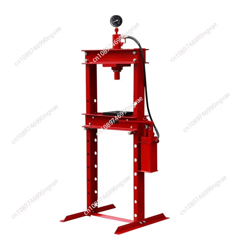 Presse hydraulique d'atelier 10T / 12T / 20T / 50T avec manomètre pour roulements et bagues