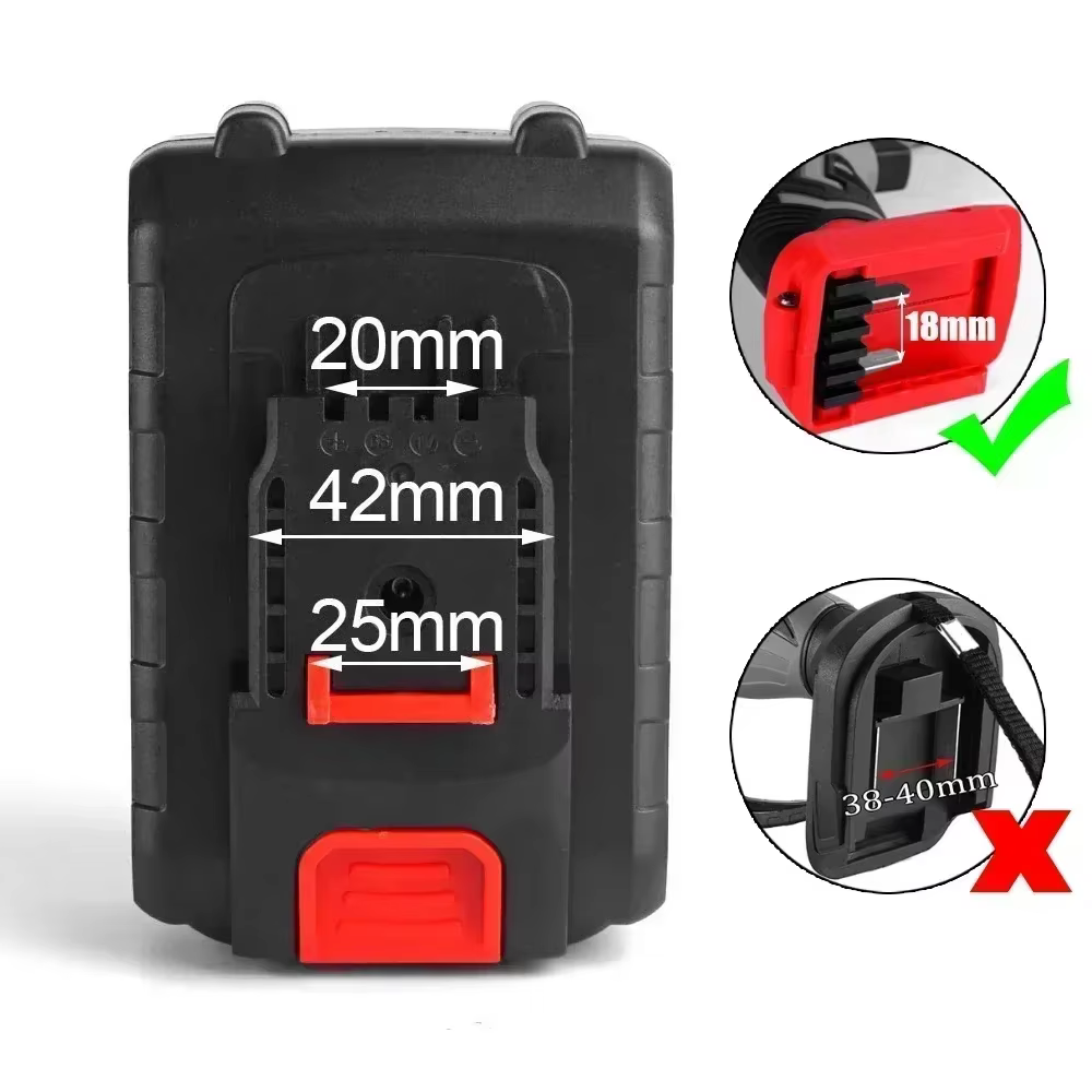 Batterie au lithium rechargeable 21 V 7500 mAh adaptée aux perceuses électriques