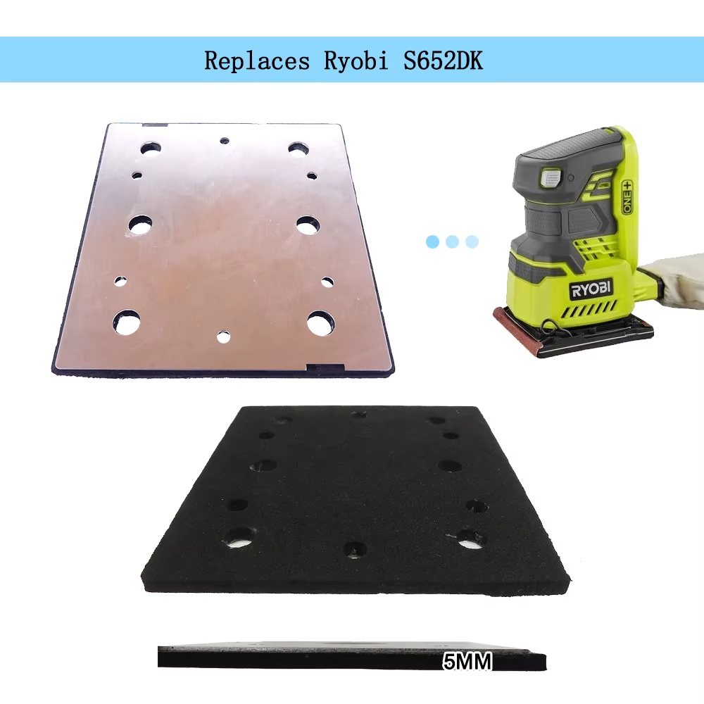 Plaque de support de remplacement pour ponceuse à double isolation