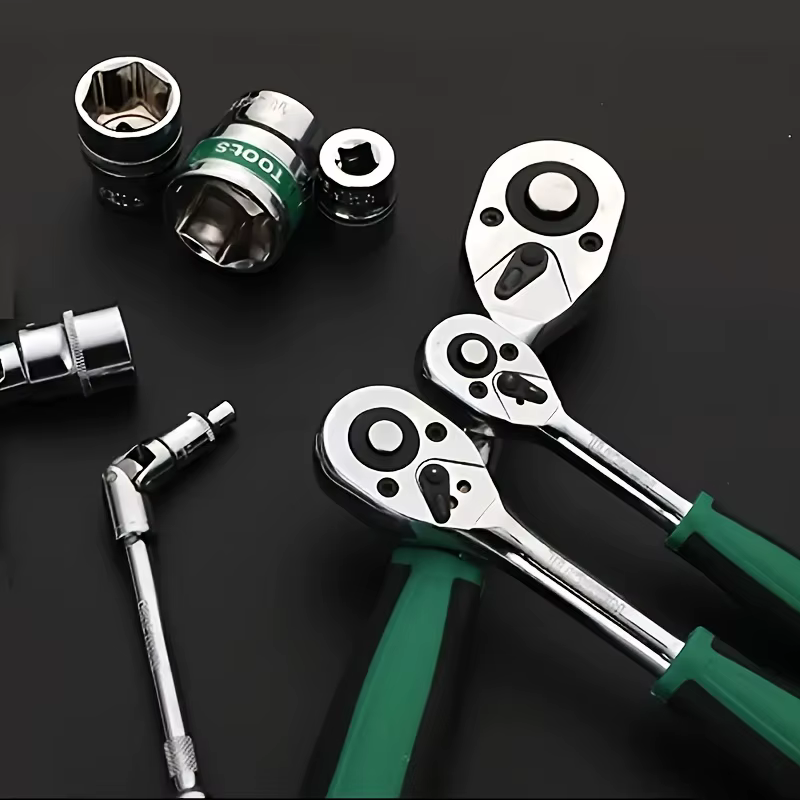 Jeu de douilles 72Drive 1/4 "-3/8"-1/2"