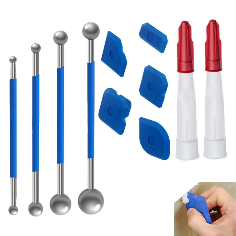 Outil de raclage de calfeutrage en silicone