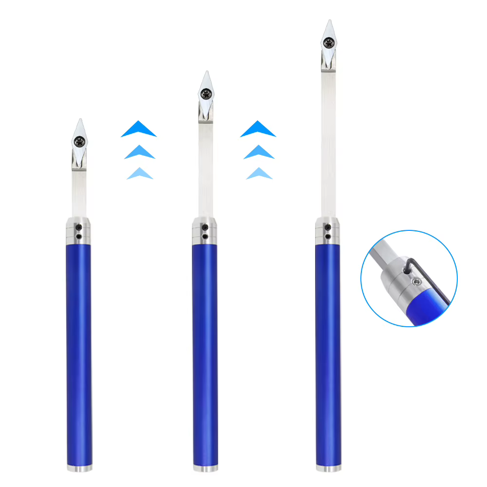 Ensemble d'outils de tournage du bois avec pastilles au carbure