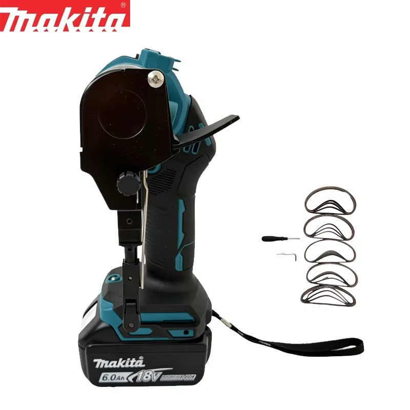 Mini ponceuse à bande électrique sans fil Makita