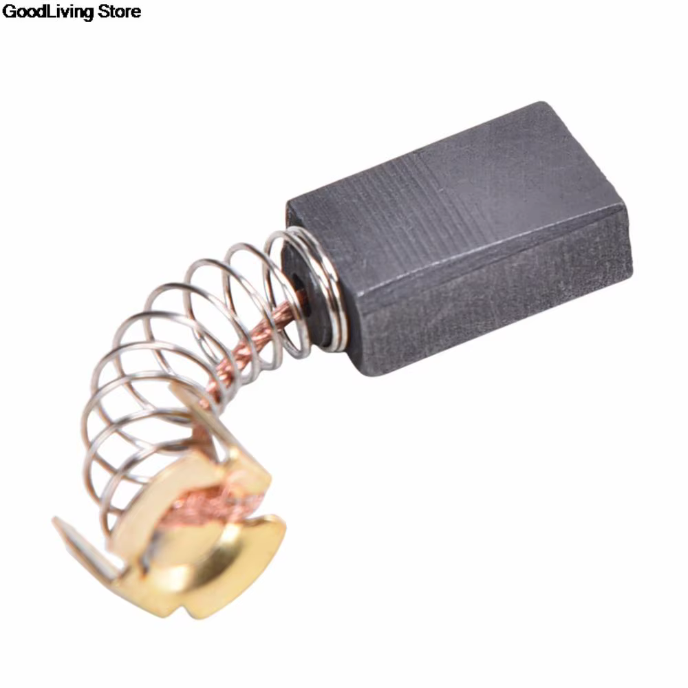 ZLinKJ 10 pièces 6.5x7.5x13.5mm Mini perceuse électrique meuleuse remplacement carbone brosses