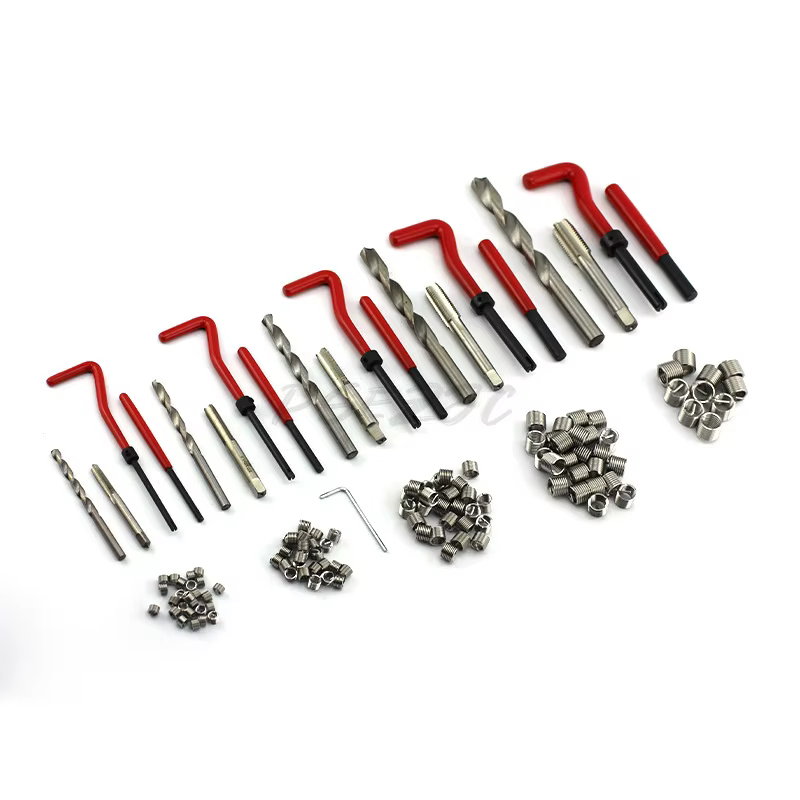 261 pièces outils de réparation de filetage jeu de forets à tarauder ensemble de fil autotaraudeuses à main jeu