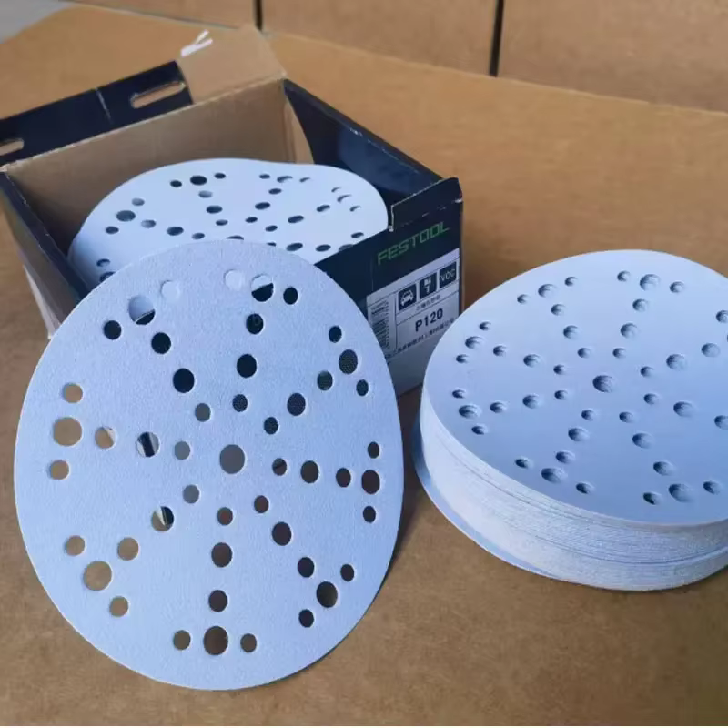FESTOOL disques de meulage disque de ponçage grenat bleu 6 pouces 48 trous circulaire abrasif automobile charpentier 80-500 grain 80-500 maille