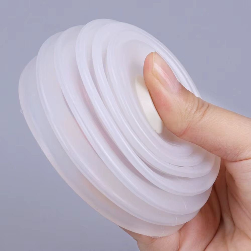 Dispositif anti-poussière avec 4 bandes de caoutchouc