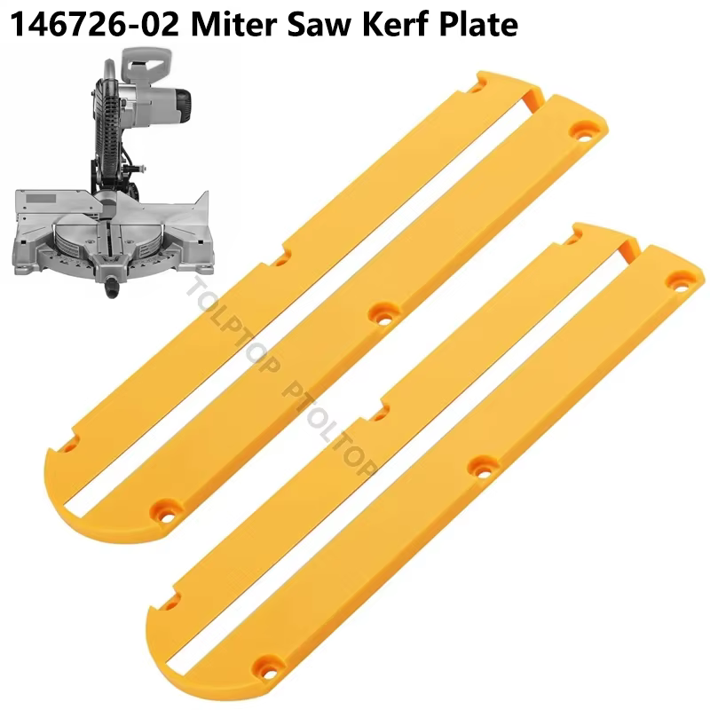 NOUVEAU Pièces de rechange pour scie à onglet Dewalt : Plaque de coupe et poignée de remplacement pour scies