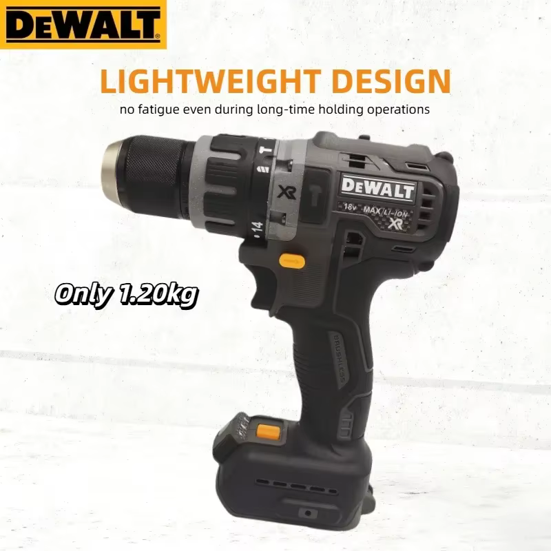Perceuse-visseuse compacte sans balais DEWALT DCD791 : Outil électrique multifonctionnel sans fil rechargeable (machine uniquement)