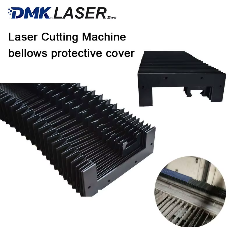 Housse de protection accordéon pour machine de découpe laser, compatible avec les modèles HSG, HANS, Bodor, DNE, GWEIKE, JQ 3015, pièces détachées pour outils de découpe laser.