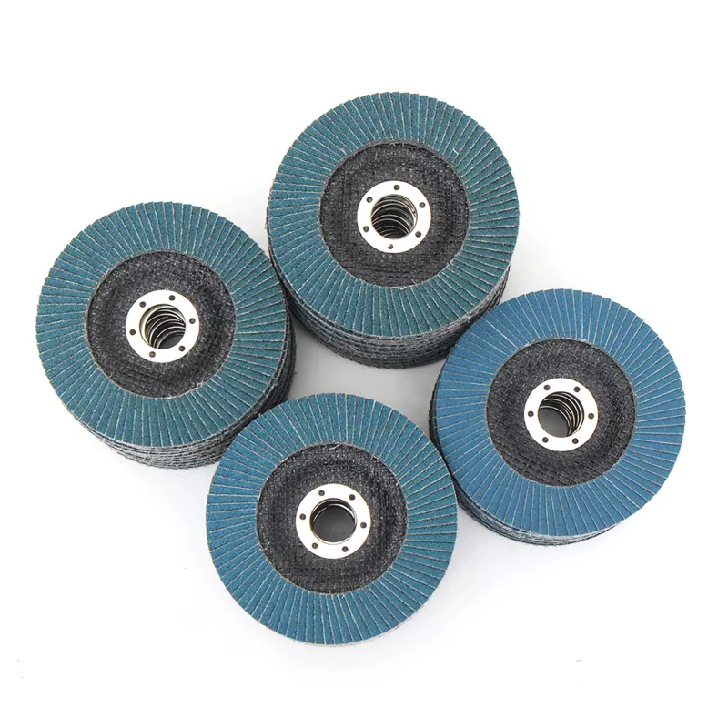 10 pièces 5 "125mm meuleuse d'angle disques de ponçage 40/60/80/120 grain meule