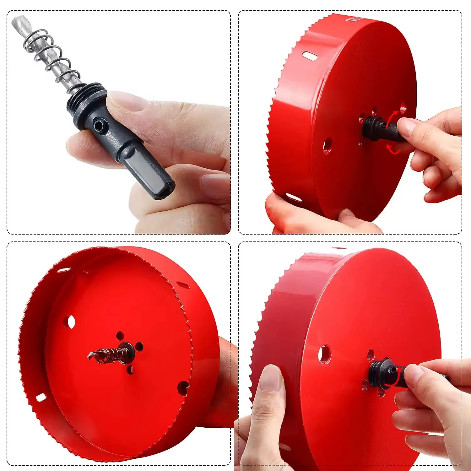 Scie cloche de 6 pouces pour le bois