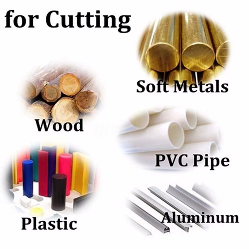 Perceuse 6 pièces 1/8 "tige haute vitesse en acier Mini lames de scie avec mandrins pour outil rotatif Dremel Foredom