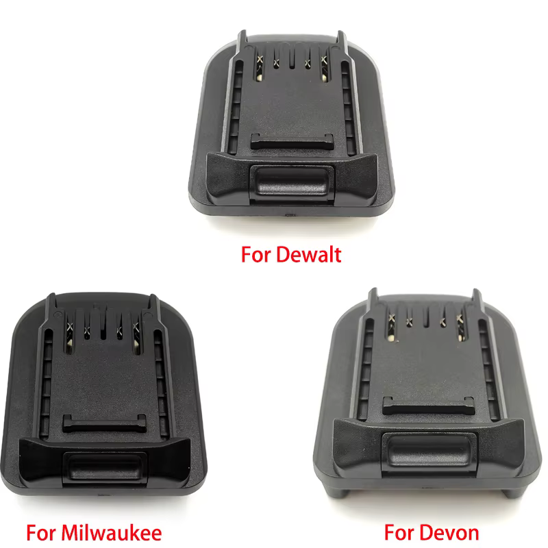 Pour Batteries au Lithium Dewalt/Milwaukee/Devon 18V 20V compatibles avec Worx 20V 5pin batterie outils électriques