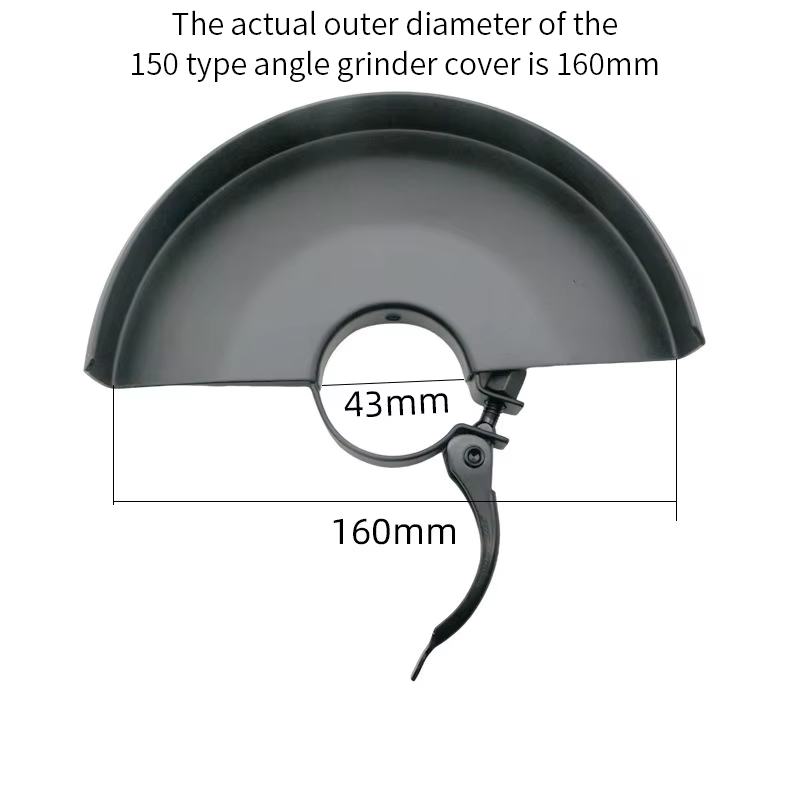Couvercle de protection pour meuleuse d'angle 100 115 125 150 mm