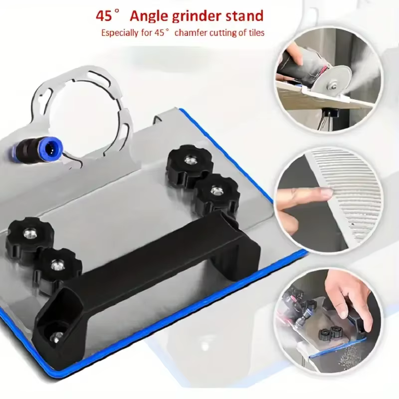 Support de meuleuse d'angle pour carrelage 45 ° Coupe de chanfrein