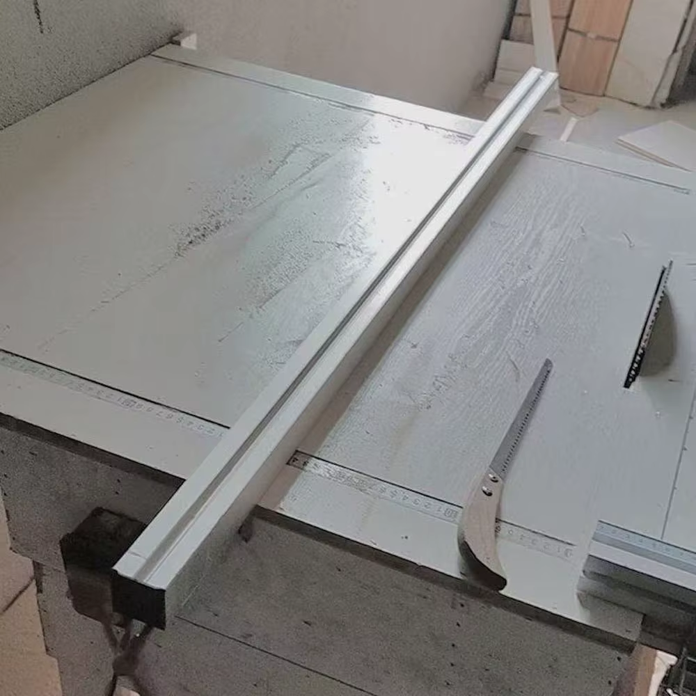 Système de rail de guidage pour scie circulaire électrique 60/100/120cm/135cm/150cm