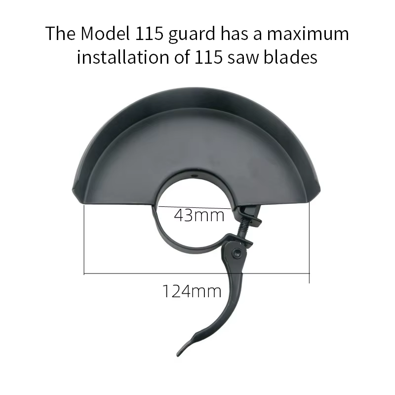 Couvercle de protection pour meuleuse d'angle 100 115 125 150 mm