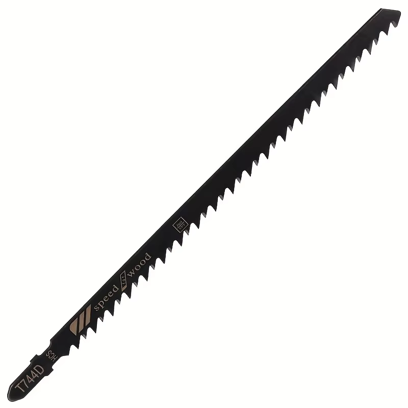 Paquet de 5 lames de scie sauteuse T744D 180 mm pour la coupe du bois – coupes incurvées et droites de précision