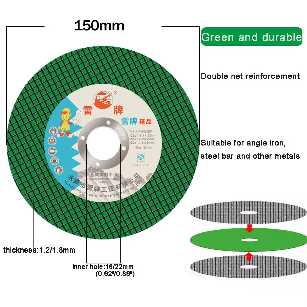 Disque de coupe en résine