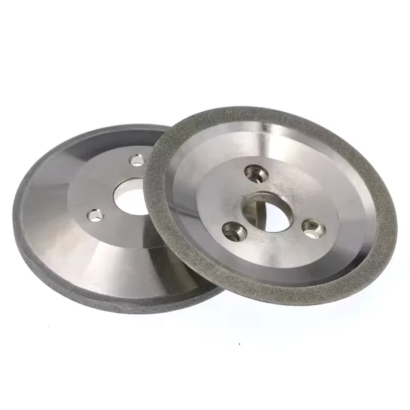 Disque abrasif SDC pour meuleuse d'angle en métal au carbure, diamant 125mm, 3 trous, en forme de papillon, Grits100 ~ 600