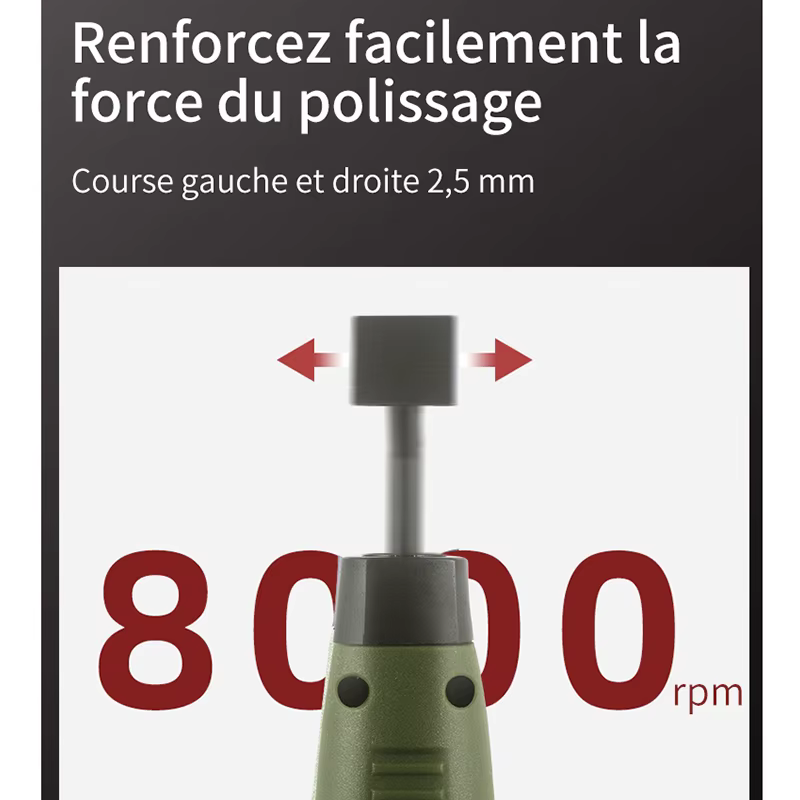 Ponceuse alternative de type stylo