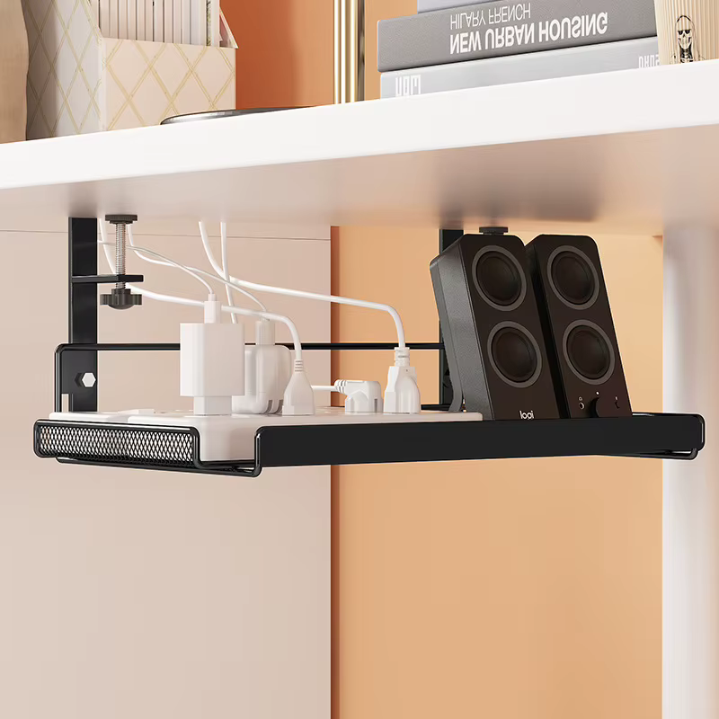 Étagère de rangement réglable sous la table
