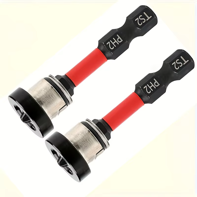 Embouts de tournevis de positionnement, embouts de vis pour cloisons sèches 50mm, plaques de plâtre, vis de localisation de têtes de lot, outils de perçage