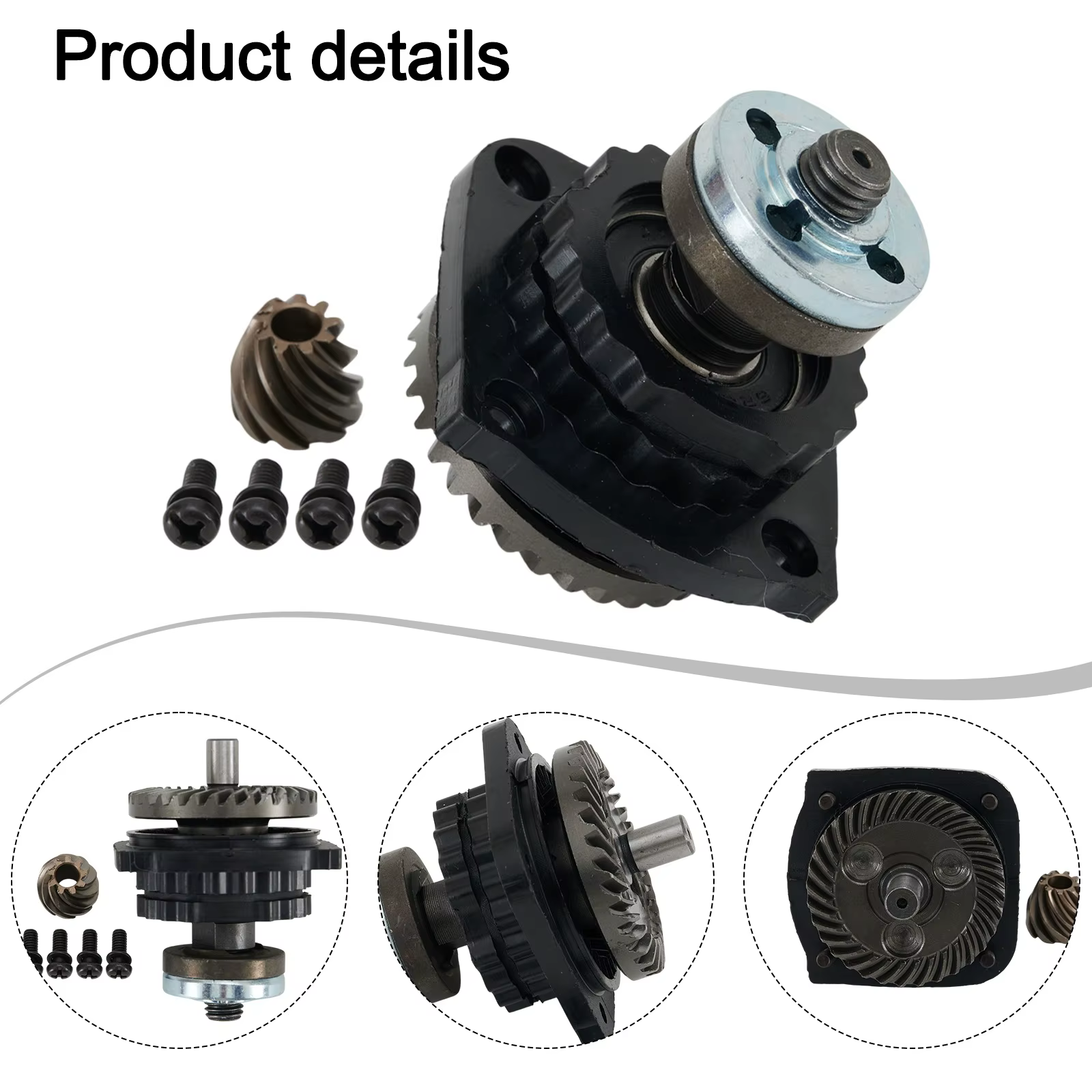 Ensemble d'engrenages pour meuleuse d'angle / Accessoires de remplacement pour outil électrique de meulage GWS6-100