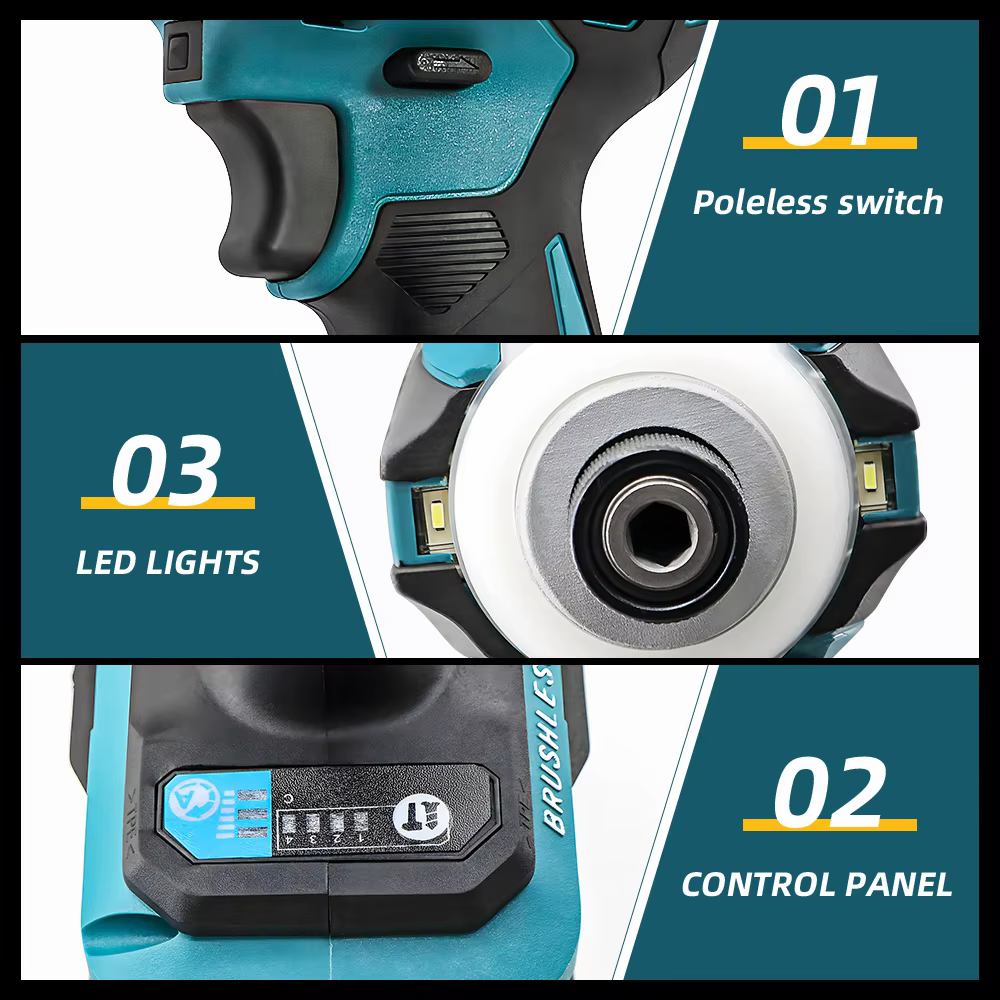 Makita DTD171 18V Visseuse à percussion 180N.m sans fil