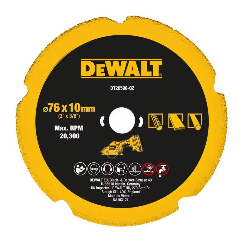 DEWALT DT20590 DT20591 DT20592 lame de scie circulaire roue de coupe