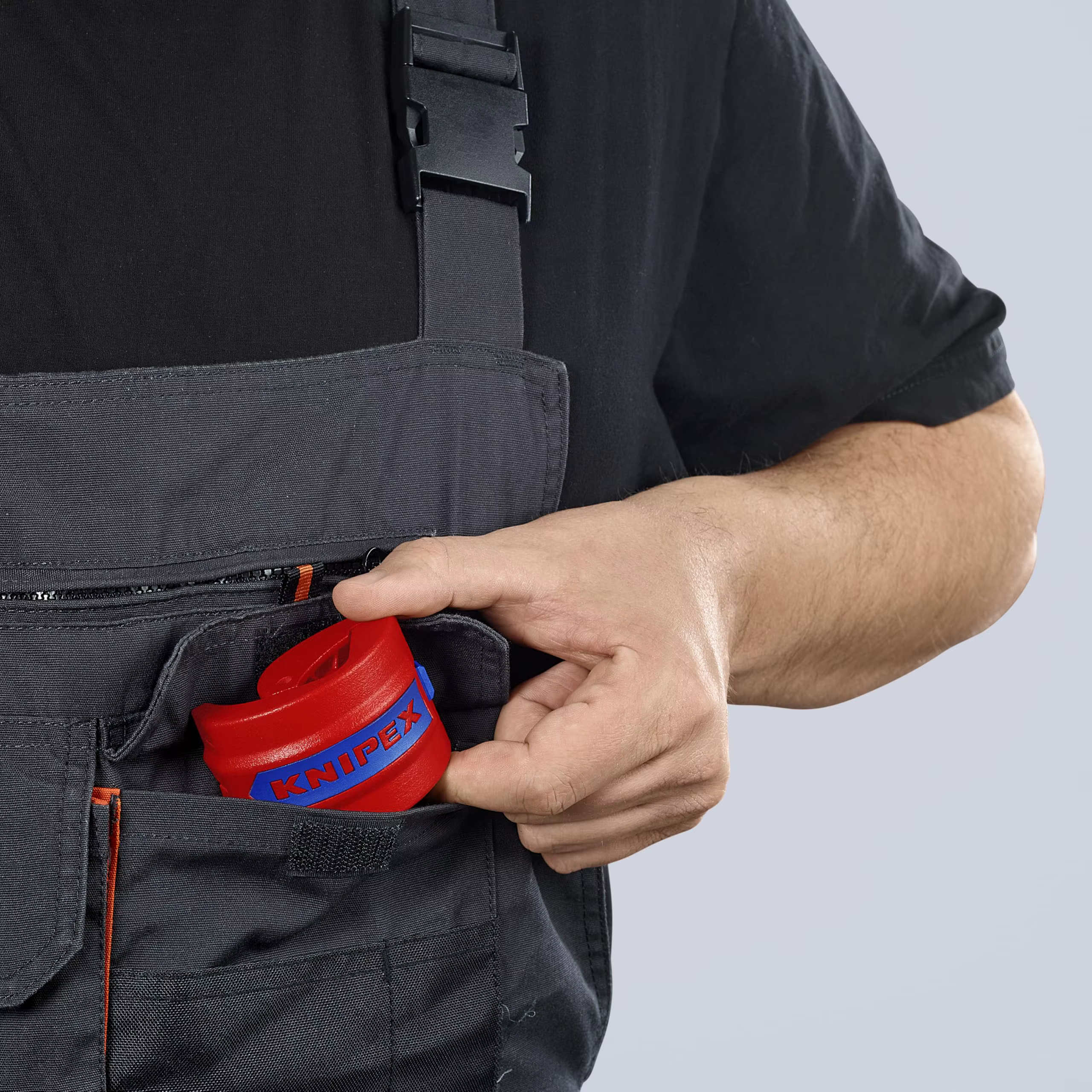 KNIPEX BiX Cutter pour tuyaux en plastique et manchons d'étanchéité 20-50 mm Outil 90 22 10 BK