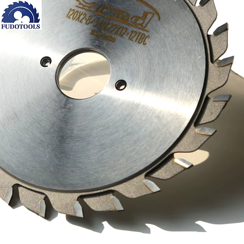 Lames de rainurage à prix compétitif 120*3.0-4.0*22/20*24T&120x2.8-3.6/2.2*20/22/23*24TCT pour rainurer les