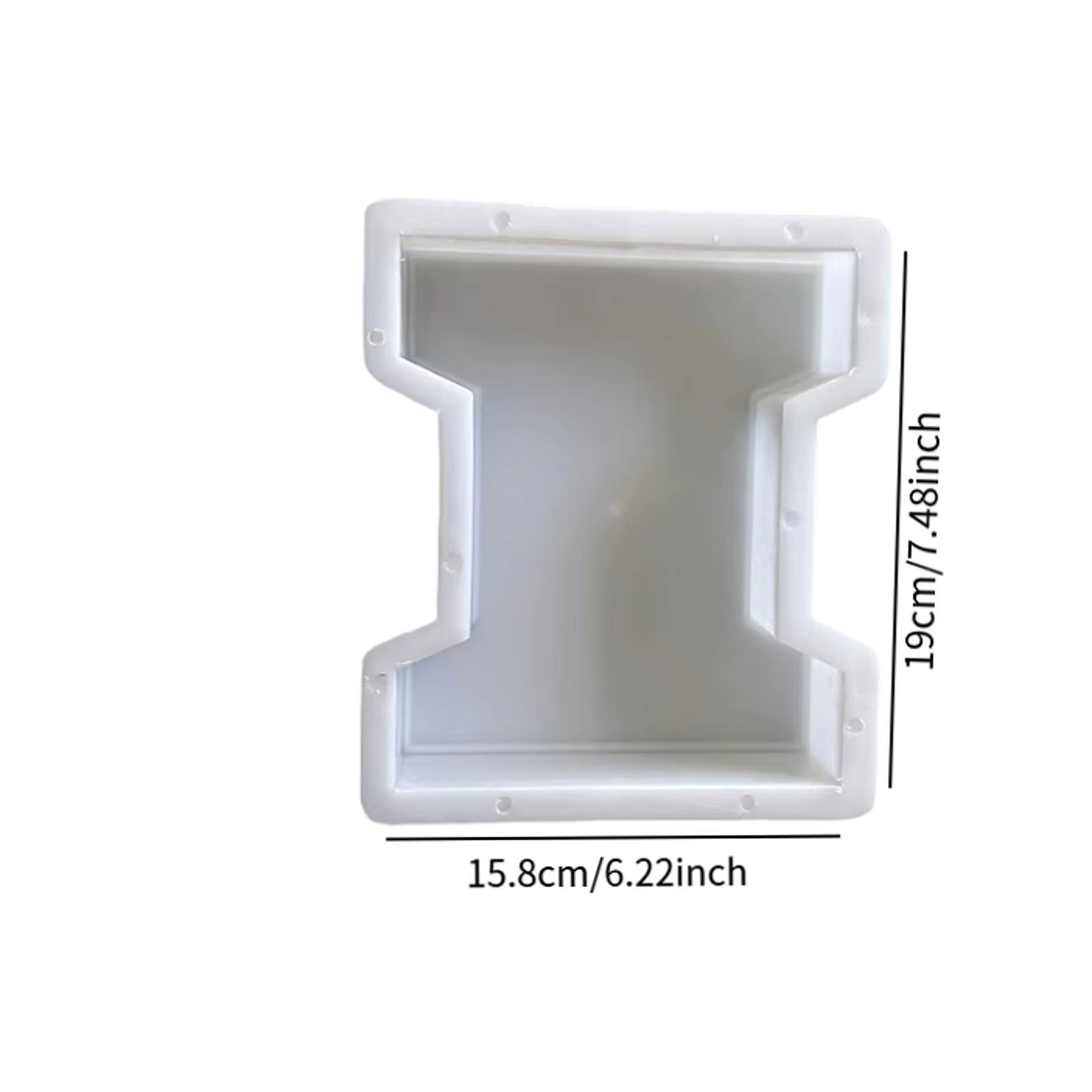 Moule de décoration de jardin en ciment, outil de création de chemins et de modèles pour la fabrication de carreaux de sol de patio extérieur DIY