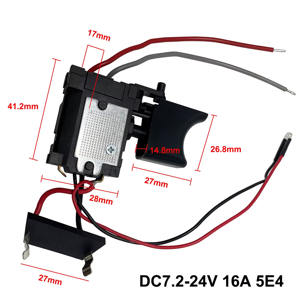 DC7.2-24V perceuse électrique interrupteur