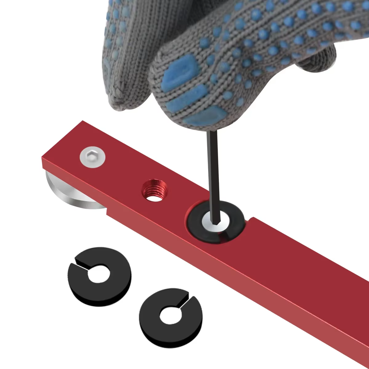 Outils de menuiserie : Barre de glissière en T pour jauge d'angle