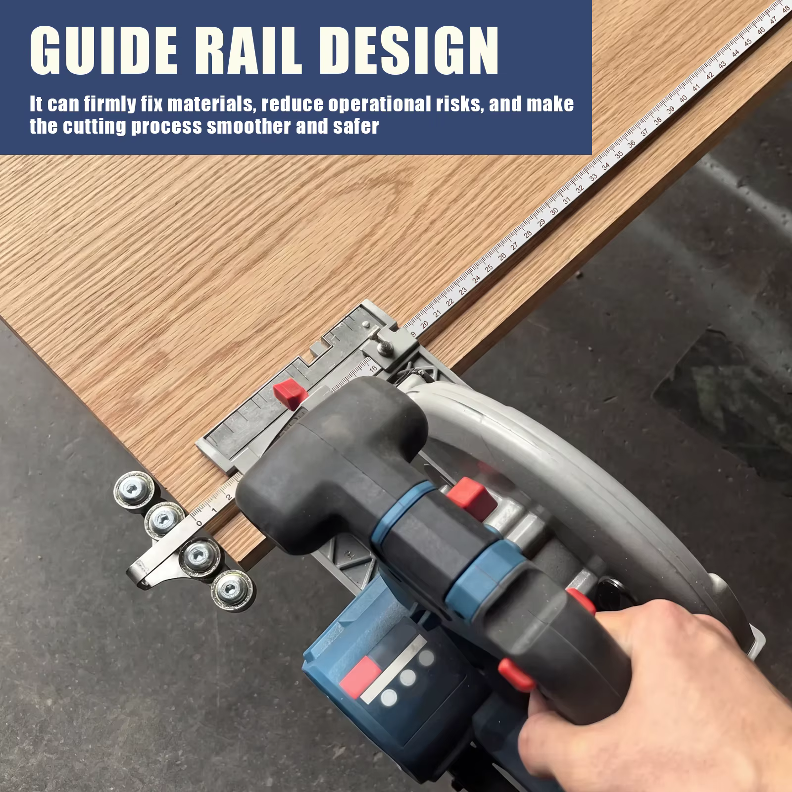 NOUVEAU Guide de positionnement pour scie circulaire amélioré
