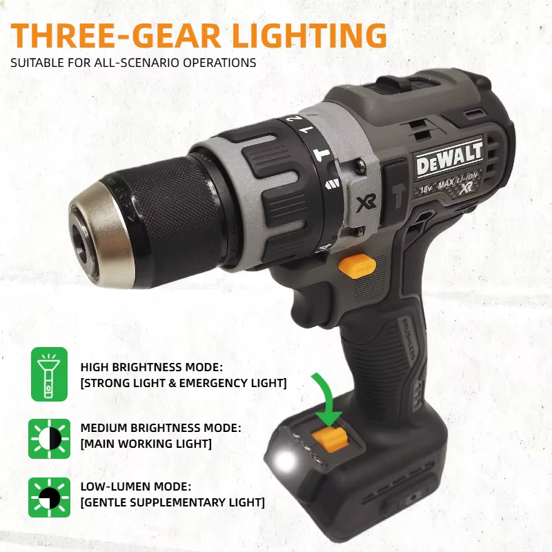 Perceuse-visseuse compacte sans balais DEWALT DCD791 : Une outillage électrique sans fil rechargeable multifonctionnel pour des applications polyvalentes
