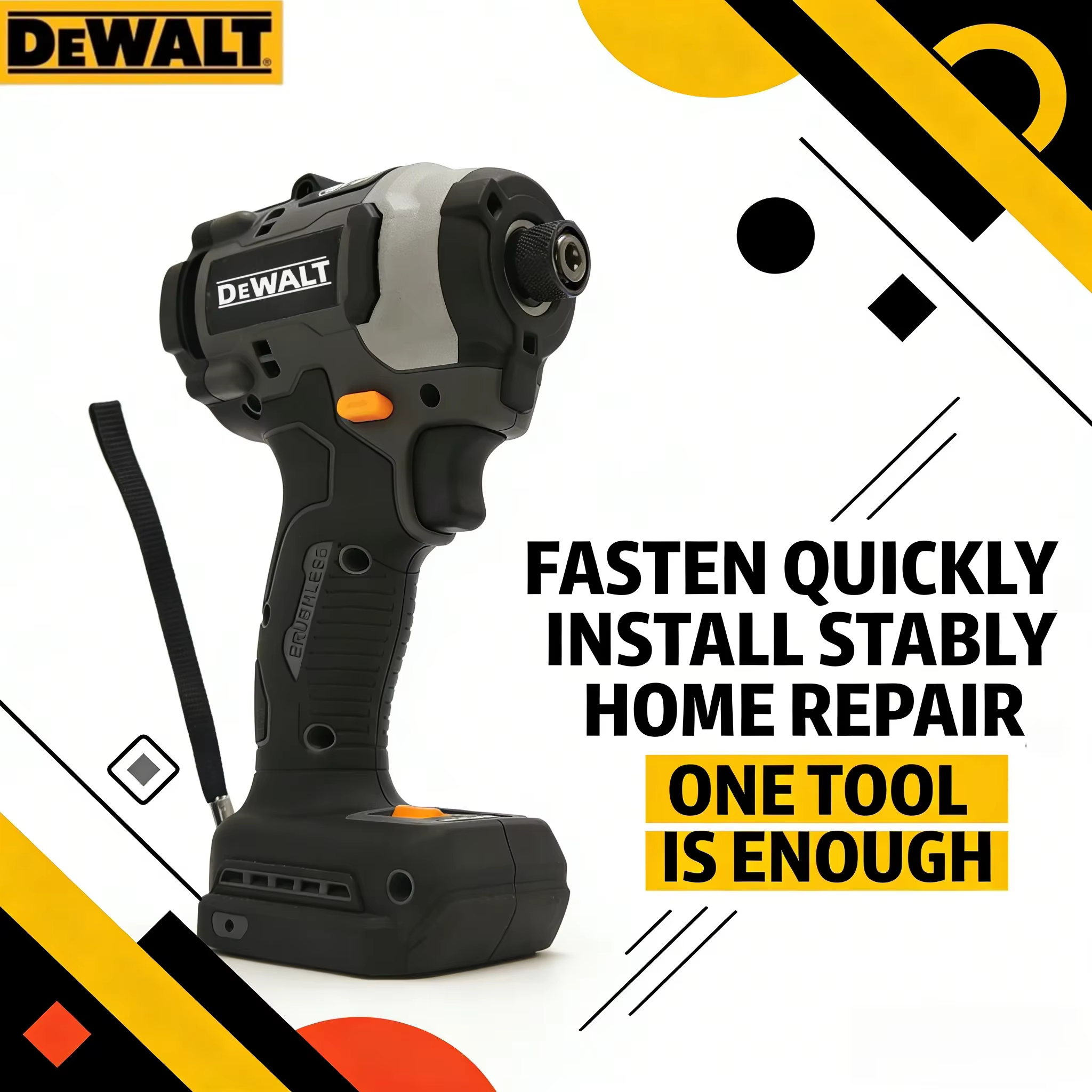 Perceuse à percussion sans fil DeWalt DCF85M : tournevis électrique multifonction