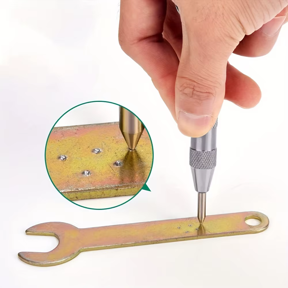 Outil de poinçonnage central automatique 1 pièce – Parfait pour les machinistes