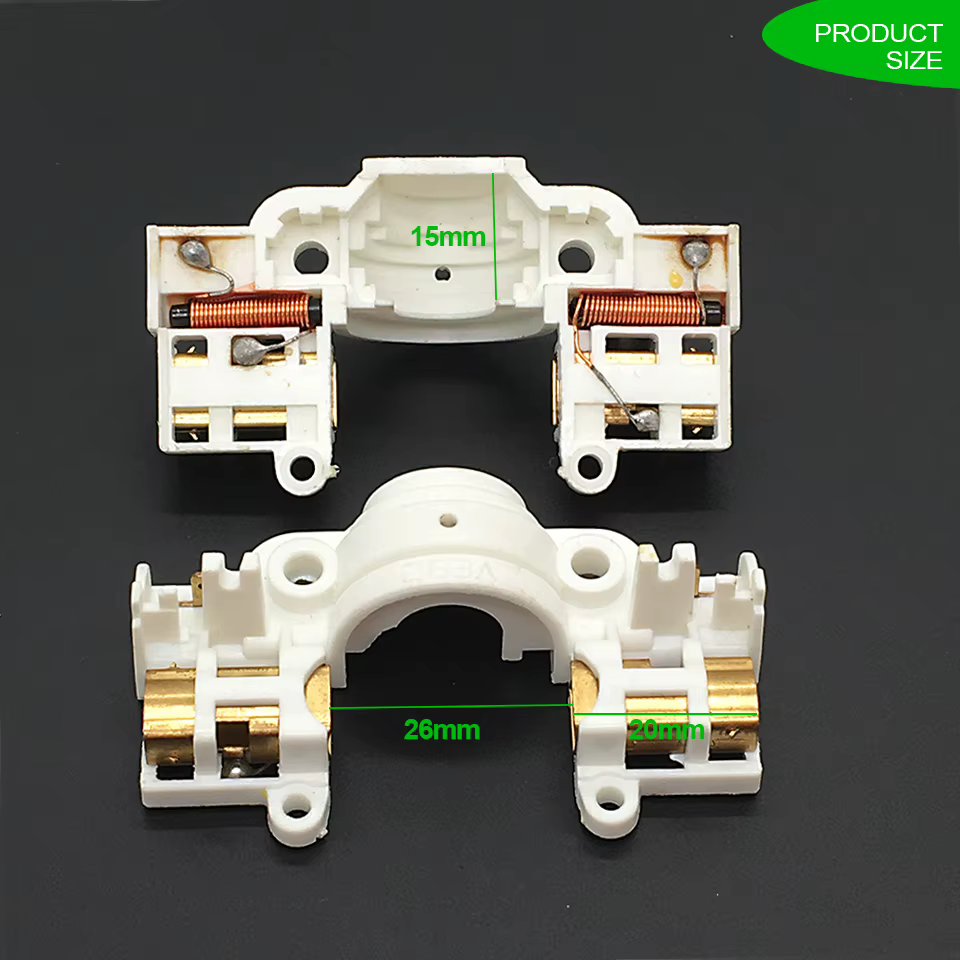Plaque de support de brosse en carbone de remplacement