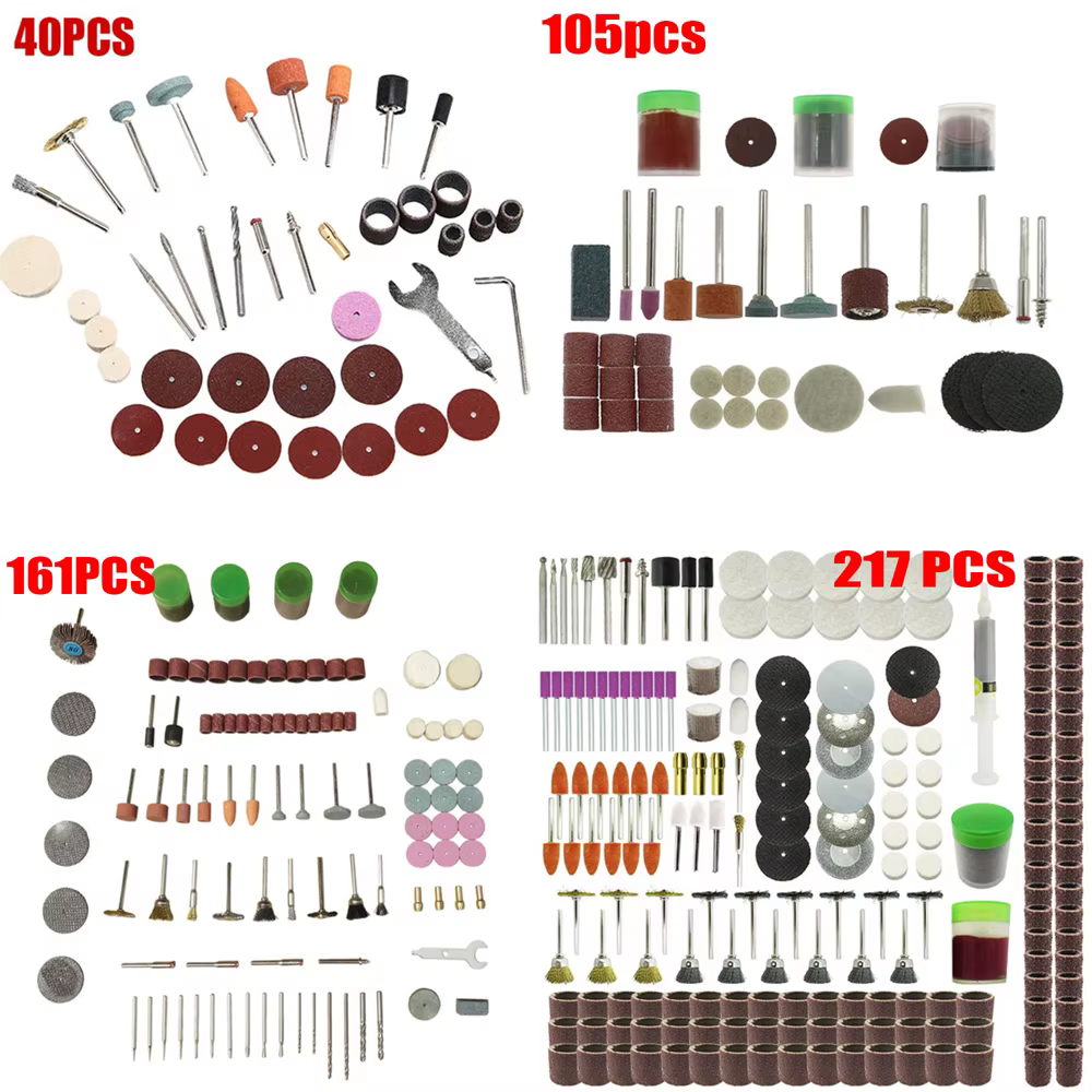 Ensemble d'accessoires pour outils rotatifs pour perceuses électriques