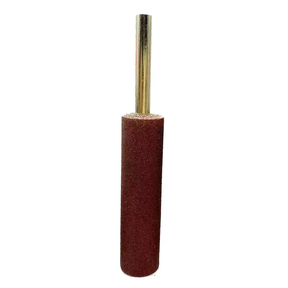 Bande de Ponçage en Papier de Verre à Grande Tête Cylindrique avec Tige