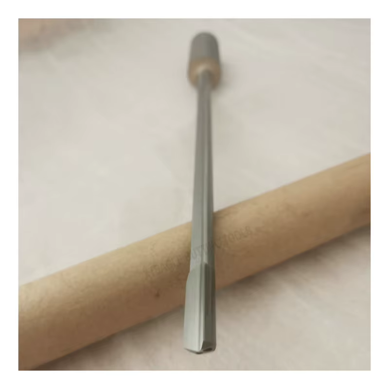 Dia. Foret à poinçonner en carbure monobloc à une dent, longueur totale 200-490 mm, diamètre 5-5,6 mm, pour perçage de trous profonds, personnalisable