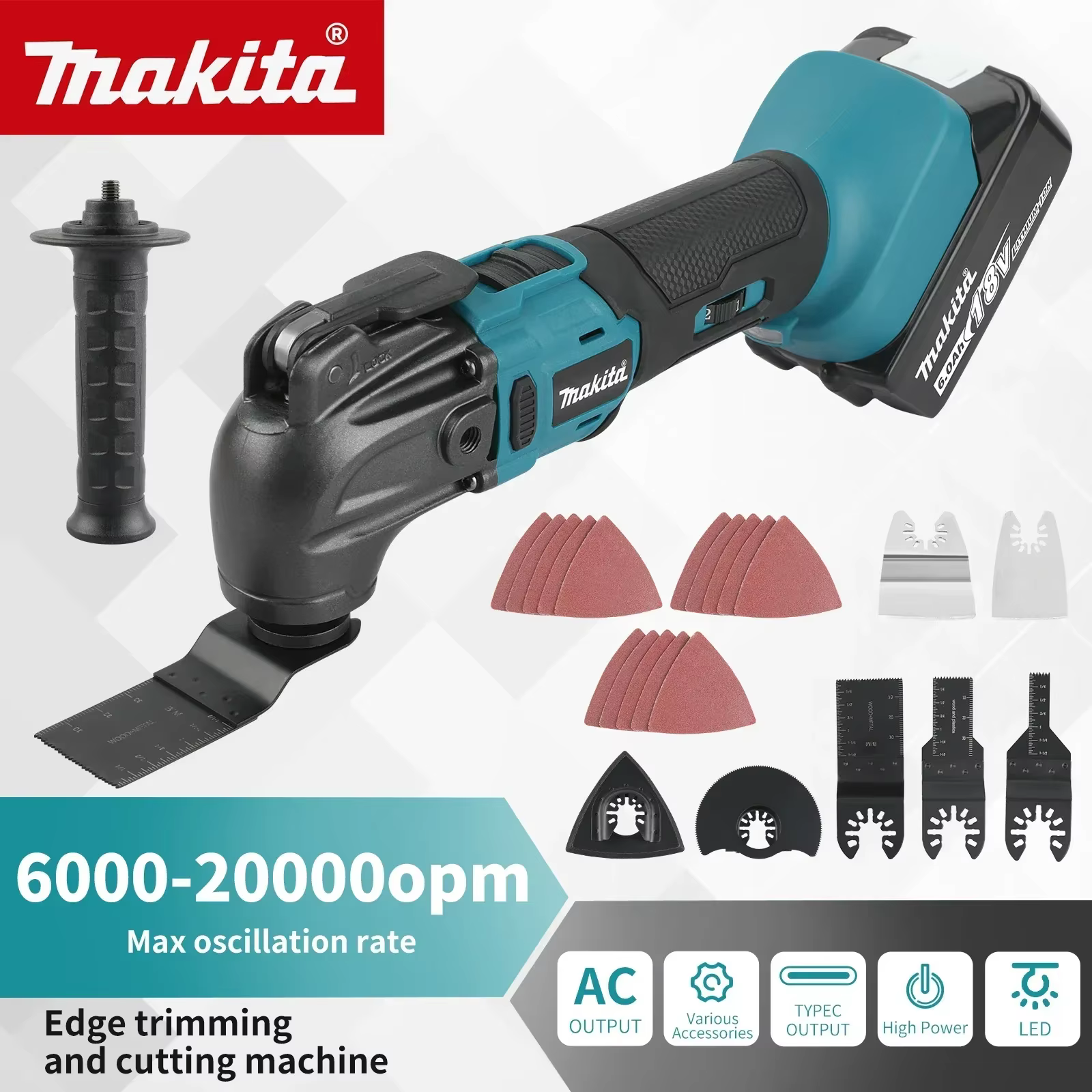 Outils électriques multifonctionnels Makita 18V